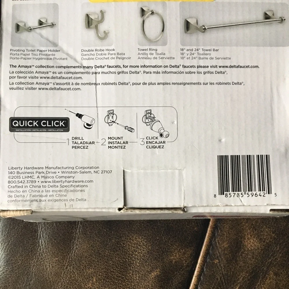Delta Amaya Towel Ring in SpotShield Brushed Nickel